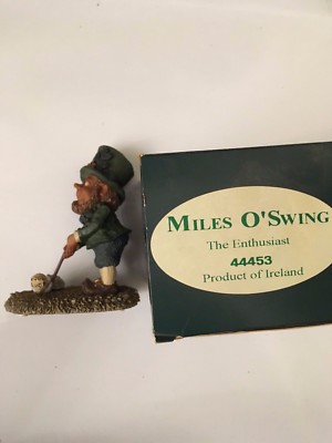 Declan's Finnian Irish Ornament Figurine Miles O'Swing Enthusiast 44453 OVP