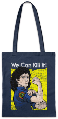 Ripley We Can Kill It Stofftasche Einkaufstasche Prometheus Nostromo Face Hugger