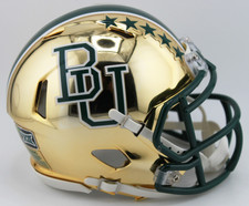 2026 Baylor Bears Custom Chrome Riddell Mini Helmet vs Colorado