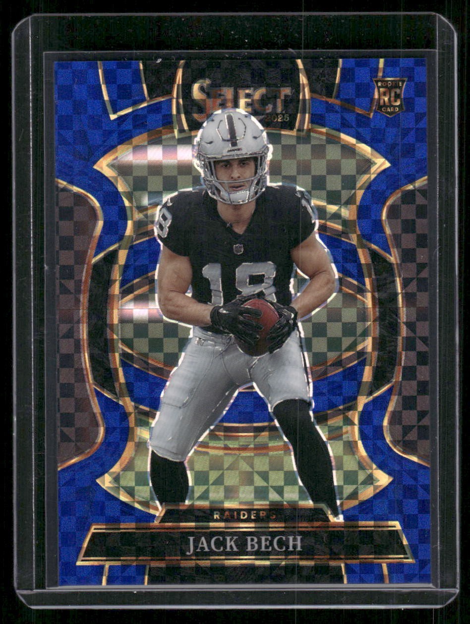 2025 Panini Select #6 Jack Bech Blue Prizm #/249