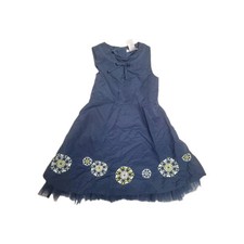 Janie And Jack 3T Dark Blue Preppy  Sleeveless  Dress