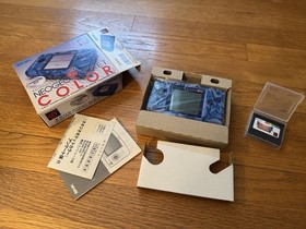 SNK Neo Geo Pocket Color Console Ocean Blue CIB and Game US SELLER