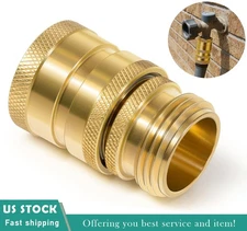 3/4" GHT Male x Female Hose Quick Disconnect Connector Set Fits Dramm 22729