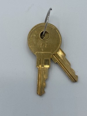 APG Cash Drawer Replacement Key Set | Compatible with A7 Code Locks | of 2 Keys