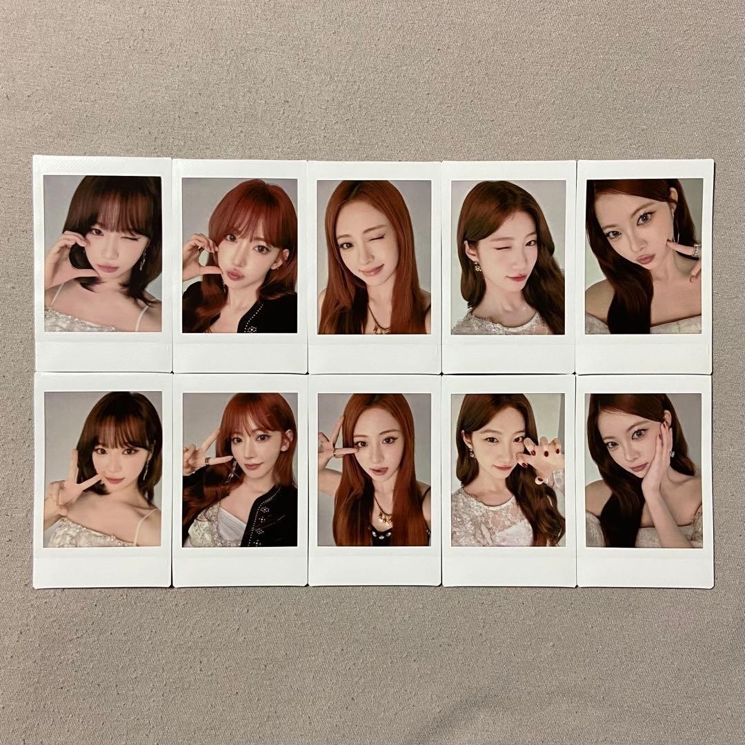 LE SSERAFIM EASY CRAZY HOT ENCORE IN JAPAN 2025 INSTANT PHOTO CARD