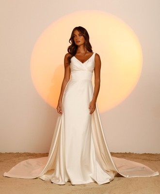 Designer Brautkleid MADI LANE JAXON & Rock 12 14 Muster Brautkleid