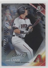 2017 Bowman Platinum Black 3/10 Jake Lamb #90 y0i