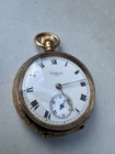 Antique vintage waltham U.S.A. 9 ct solid gold pocket watch gold scrap recovery