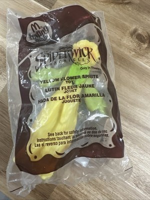 NEW 2008 McDonald s Spiderwick Chronicles YELLOW FLOWER SPRITE Happy Meal Toy