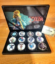 Juego de Coleccionistas The Legend of Zelda Edición Limitada Chapado en Oro 24K--Link Zelda.