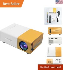 Portable Mini LED Projector 1080P HDMI USB Screen Mirroring   400 Lumen 60  inch