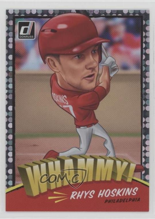 2018 Panini Donruss Whammy Rhys Hoskins #W3 Rookie RC 1cc7