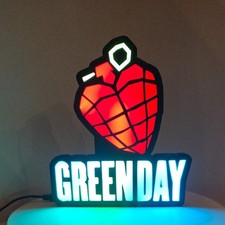 GREENDAY 3D Lightbox | LED lights | For Fans Who Still Blast GreenDay |