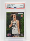 CAITLIN CLARK 2024-25 PANINI PRIZM WNBA FRACTAL ROOKIE FEVER RC PSA 10 Q0004