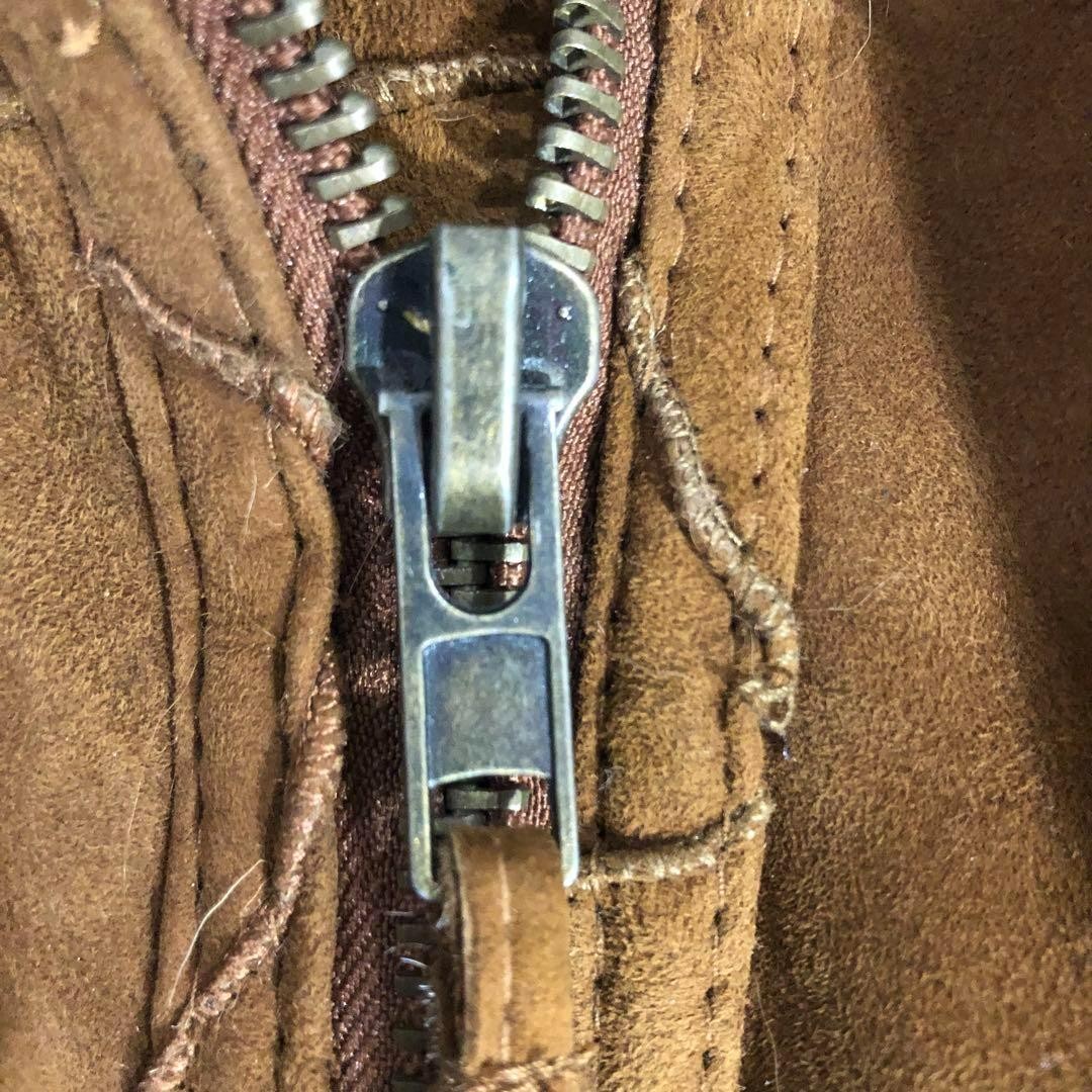 Only one   Patchwork  sheepskin riders jacket - image 16