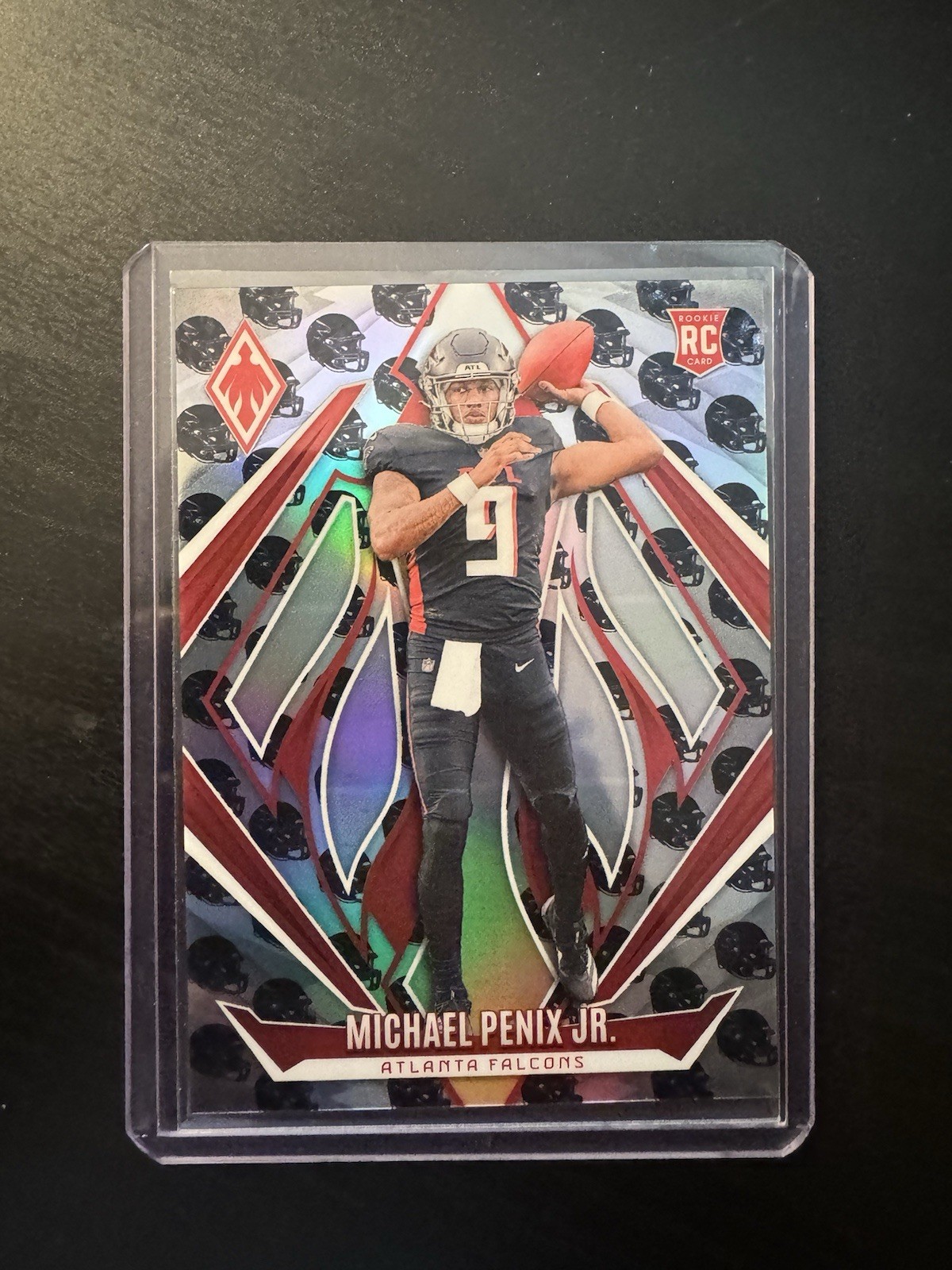 2024 Panini Phoenix - Michael Penix Jr #229 Team Helmet /399 Atlanta Falcons RC