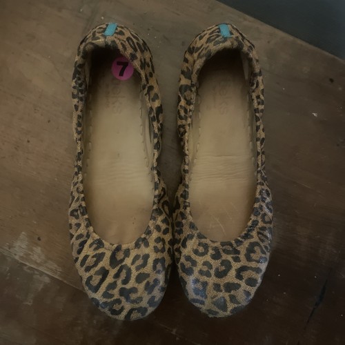 Tieks By Gavrieli Animal Cheetah Leopard Print Ballet Ballerina Flats Shoes Sz 7 - Picture 2 of 6