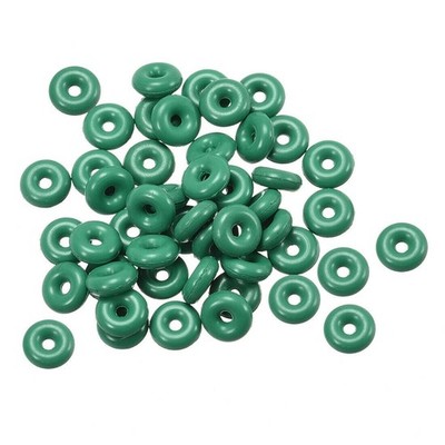 50pcs 5mm x 1.9mm size mechanical rubber O ring oil seal gas kets green *bn
