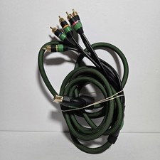 Original XBOX Monster Cable Gold Tip COMPONENT Cables TESTED Works