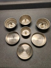  7 Piece Lot VINTAGE CHILDRENS ALUMINUM TOY BAKEWARE VERY NICE  