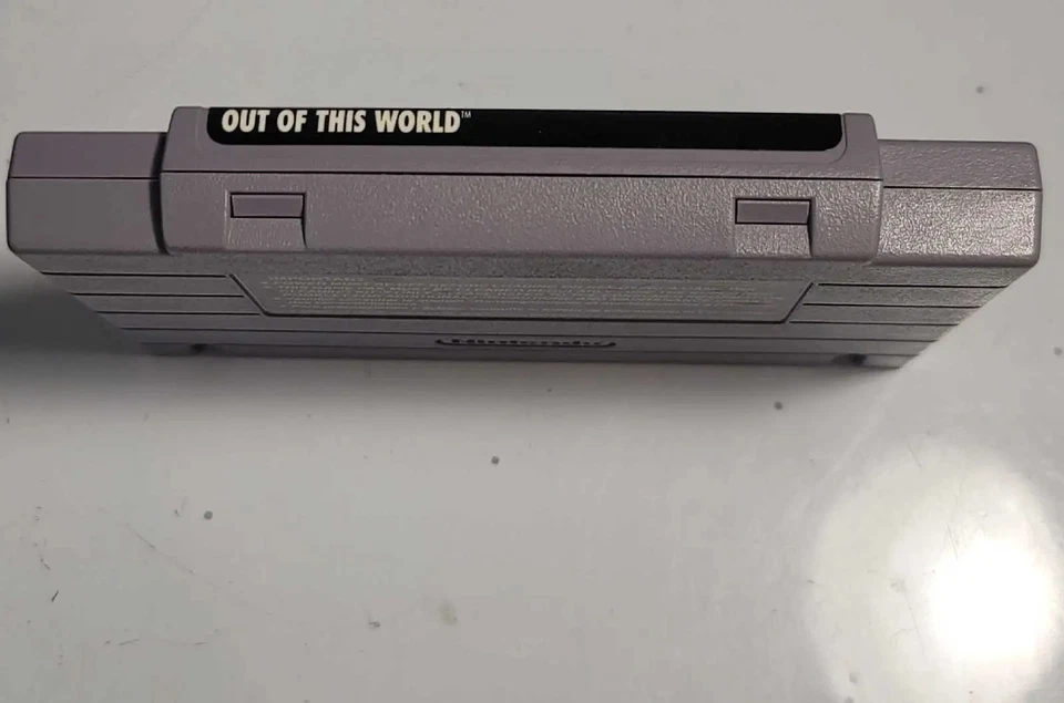 Out of This World (Super Nintendo Entertainment System, SNES, 1992) Untested - Image 3 of 4