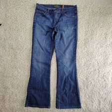 David Kahn Nikki Flare Jeans Women Size 29 Blue Denim Bootcut Made in USA