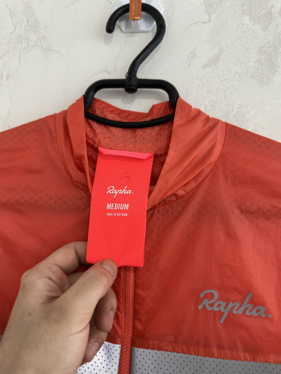 Rapha Women's Brevet Insulated Jacket Orange Size M Cycling