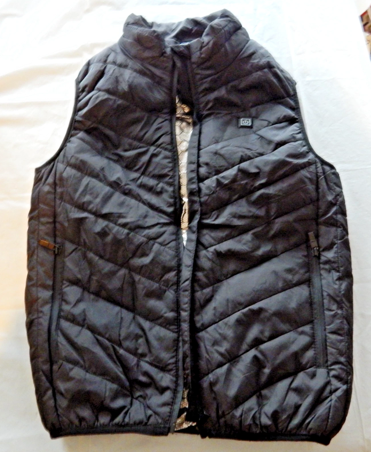 USB Electric Heated Warm Vest Winter Wear Heating Coat Jacket Men Women -Size M