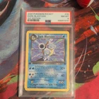 2000 POKEMON ROCKET 1ST EDITION #20 DARK BLASTOISE- NON HOLO PSA 8