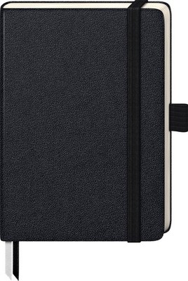 Brunnen Kompagnon School Notebook 9.5 x 12.8 cm, Non-Lined, 20, 96 Pages, Black 