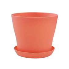 Plant Flower Pot Plastic 9 Colours 5 sizes Gloss Pots Planter Saucer Tray Decor