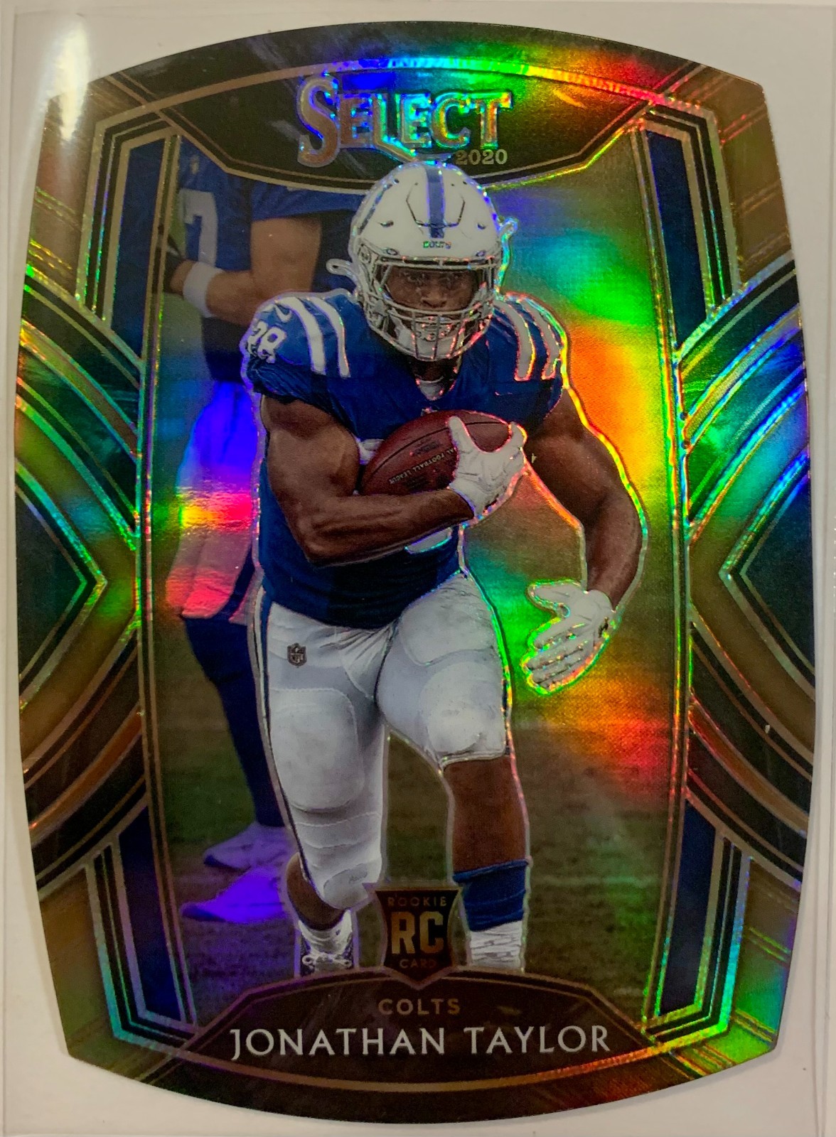 2020 Jonathan Taylor Panini Select Rookie Bronze Prizm Club Level RC /355