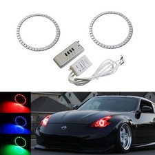Rgb Led Headlight Angel Eye Halo Ring Kit For 2009-2020 Nissan 370z Retrofit