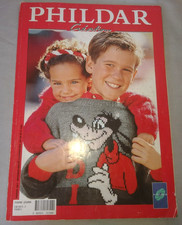 ANCIEN LIVRE LOISIR TRICOT CROCHET CREATIONS PHILDAR AVEC ILLUSTRATIONS