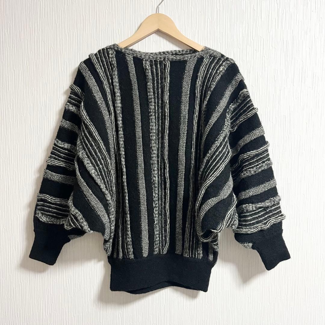 USED 80S RARE ISSEY MIYAKE DOLMAN KNIT SWEATER WITH B… - Gem