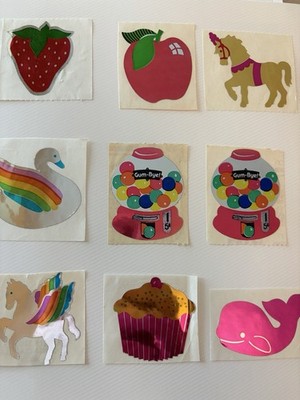 Vintage Sticker Lot Of Foils