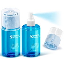 2 Pcs Car Screen Cleaner Spray and Wipe, Touchscreen Cleaning Kit