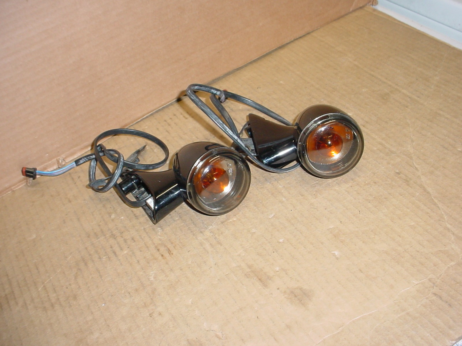 Harley Davidson Bullet Front Turn Signals FLTRXS Black &nbsp; 15