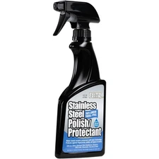 Flitz Stainless Steel Polish Protectant - 16oz Bottle, USA-Made Ceramic Coati...