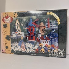 Serindipity Puzzle Living High Birds 1000 Pieces Made In USA NEW Sealed #65305