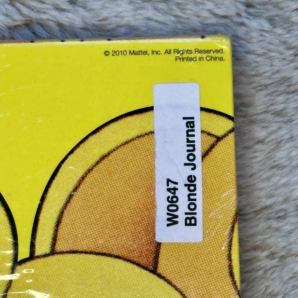 Libro cuaderno diario en blanco rubia Barbie Mattel - 2010 nuevo y sellado Foto 3 de 4