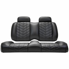 MADJAX Aviator Black Golf Cart Front Seats for Club Car Precedent/Tempo/Onward