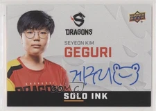 2017-18 Upper Deck Overwatch League Inaugural Set Solo Ink Geguri #SI-GG Auto