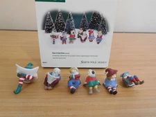 Dept 56 North Pole Accessory - Have A Seat Elves - Set of 6 #56.56437 Free Ship