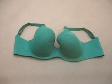 34DD AERIE SMOOTHEZ Womens Green Lined Underwire Back Closure Demi Bra 10i