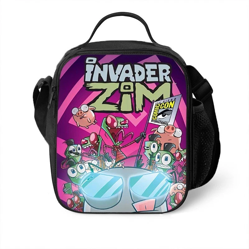 Invader ZIM Lunch Bag, School Picnic Bag Gift