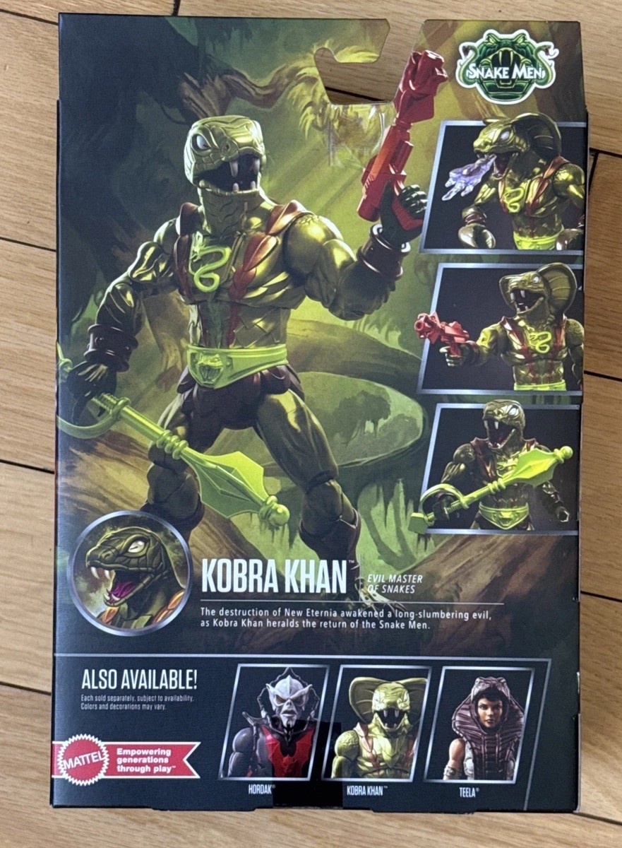 2025 Masters of the Universe MASTERVERSE New eternia KOBRA KHAN