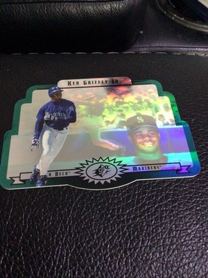Ken Griffey Jr 1996 Upper Deck SPx Die Cut Hologram #55 Mariners HOF