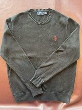 Polo RALPH LAUREN Sweater Men  s Medium M Navy Blue CREWNECK Classic Pullover