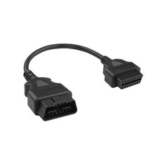 OBD2 Extension Cable OBD II 16 Pin Male to Female Diagnostic Extender Cord 1 Ft